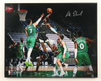 Anthony Edwards Signed LE Timberwolves Custom Framed 16x20 Photo (Panini) at PristineAuction.com