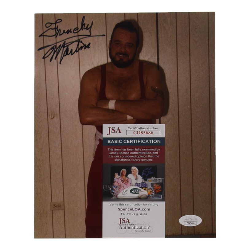 Frenchy Martin Signed 8x10 Photo (JSA) at PristineAuction.com Frenchy Martin Signed 8x10 Photo (JSA) at PristineAuction.com