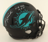 Larry Csonka Signed Dolphins Full-Size Eclipse Alternate Speed Helmet Inscribed "S.B. VIII MVP" (PSA) at PristineAuction.com