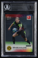Erling Haaland Signed 2020-21 Topps Now Bundesliga #172 (BGS) at PristineAuction.com