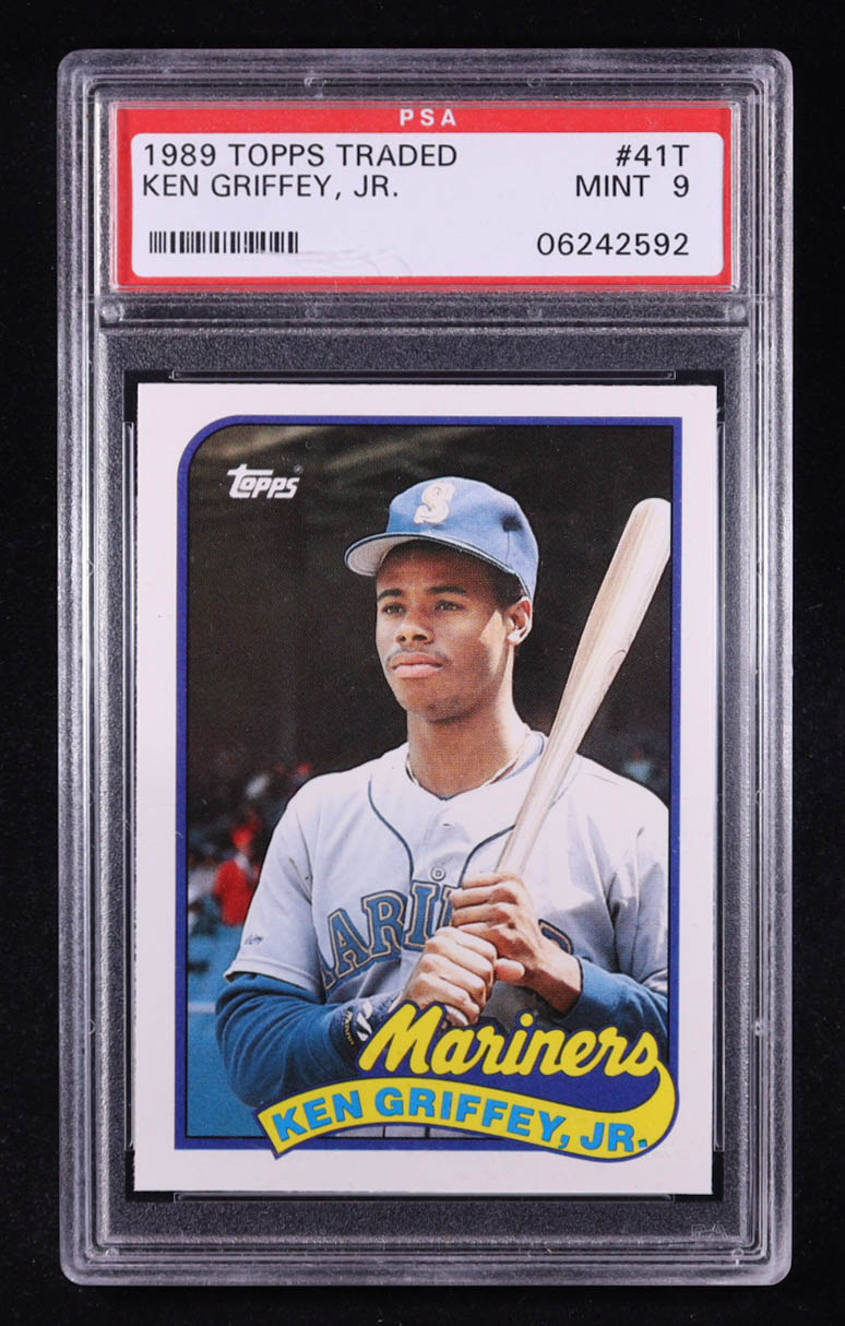 Ken Griffey Jr. 1989 Topps Traded #41T RC (PSA 9) at PristineAuction.com Ken Griffey Jr. 1989 Topps Traded #41T RC (PSA 9) at PristineAuction.com