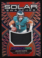 Jalen Hurts 2024 Panini Obsidian Solar Swatches #20 at PristineAuction.com