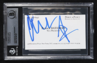 Christian Bale Signed "American Psycho" Business Card (Beckett) at PristineAuction.com