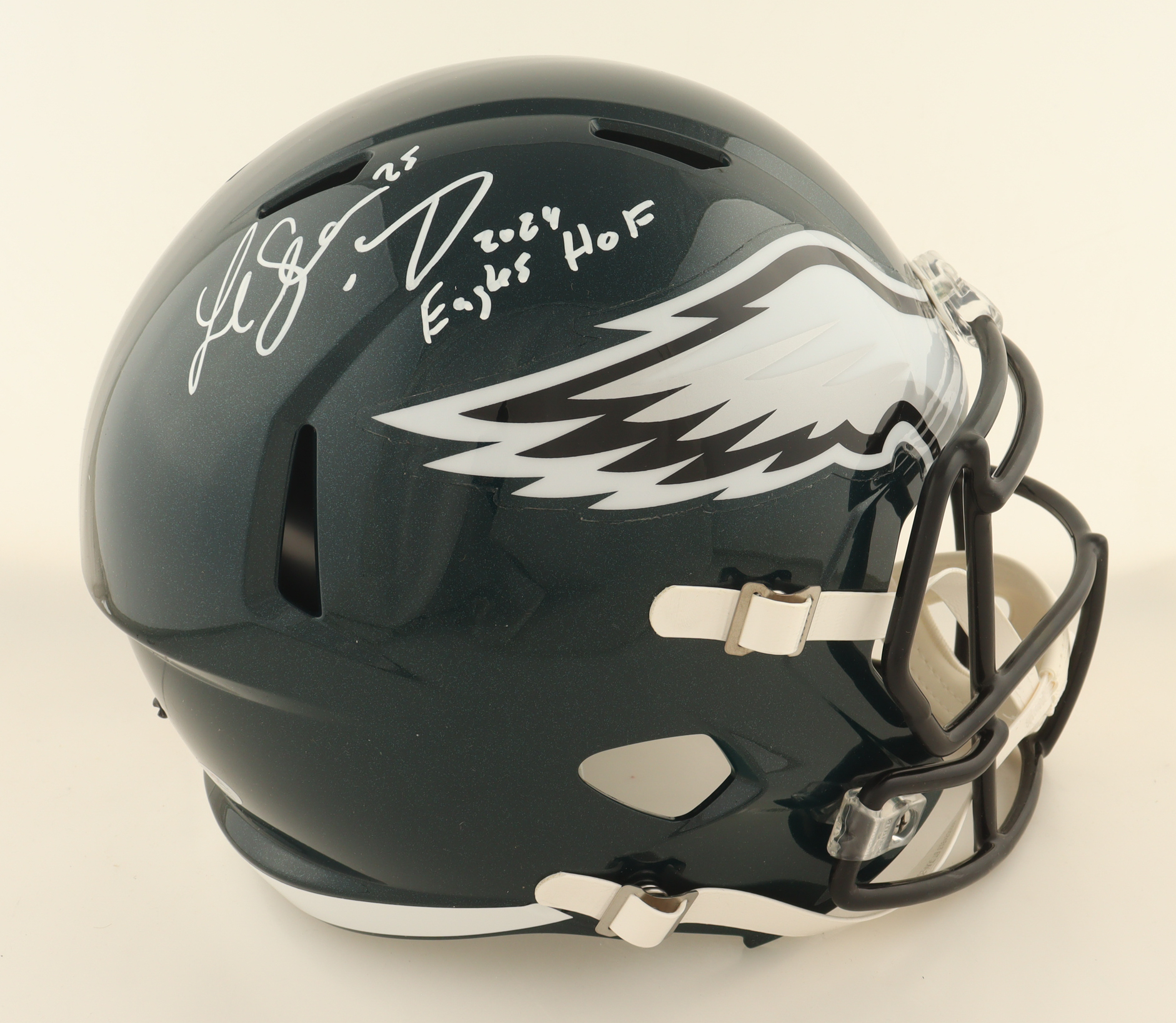 LeSean McCoy Signed Eagles Full-Size Speed Helmet Inscribed "2024 Eagles HOF" (PSA) at PristineAuction.com LeSean McCoy Signed Eagles Full-Size Speed Helmet Inscribed "2024 Eagles HOF" (PSA) at PristineAuction.com