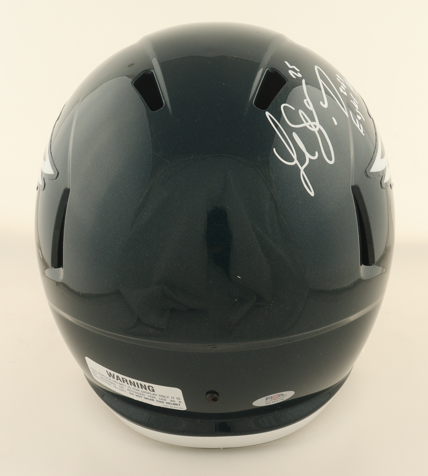 LeSean McCoy Signed Eagles Full-Size Speed Helmet Inscribed "2024 Eagles HOF" (PSA) at PristineAuction.com LeSean McCoy Signed Eagles Full-Size Speed Helmet Inscribed "2024 Eagles HOF" (PSA) at PristineAuction.com