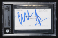 Christian Bale Signed "American Psycho" Business Card (Beckett) at PristineAuction.com
