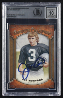 Joe Montana Signed 2014 Upper Deck Goodwin Champions #70 (BGS | Auto Grade 10) at PristineAuction.com