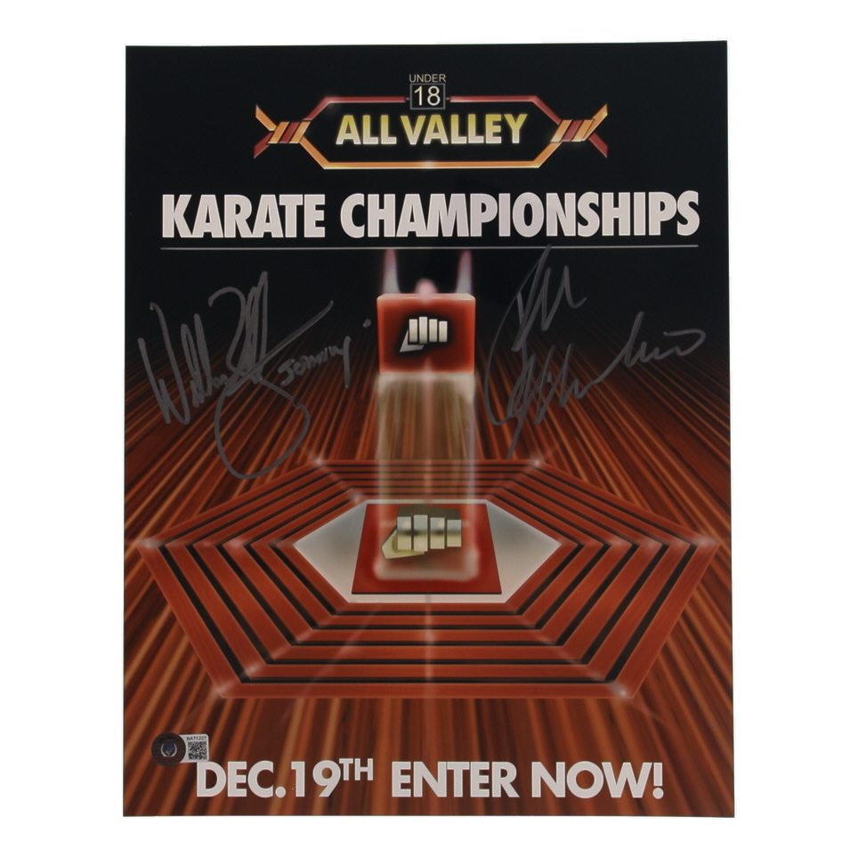 William Zabka & Ralph Macchio Signed "The Karate Kid" 11x14 Photo Inscribed "Johnny" (Beckett) at PristineAuction.com William Zabka & Ralph Macchio Signed "The Karate Kid" 11x14 Photo Inscribed "Johnny" (Beckett) at PristineAuction.com