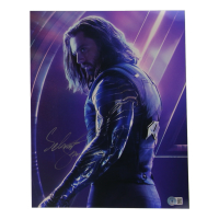 Sebastian Stan Signed 11x14 Photo (Beckett) at PristineAuction.com