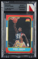Darryl Dawkins 1986-87 Fleer #24 with Game-Used Jersey Patch (BGS) at PristineAuction.com