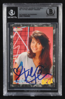 Tiffani Amber Thiessen Signed 1992 Pacific Saved By The Bell #41 (BGS) at PristineAuction.com