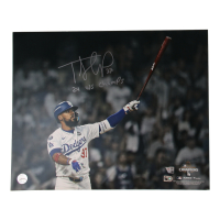 Teoscar Hernandez Signed Dodgers 16x20 Photo Inscribed "24 WS Champs" (MLB & Fanatics) at PristineAuction.com