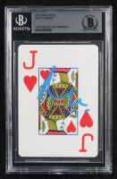 Matt Damon Signed Playing Card (Beckett) at PristineAuction.com
