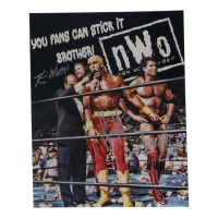 Hulk Hogan, Scott Hall, & Kevin Nash Signed WCW "NWO" 11x14 Photo (Beckett) at PristineAuction.com