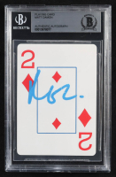 Matt Damon Signed Playing Card (Beckett) at PristineAuction.com
