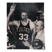 Larry Bird Signed Celtics 16x20 Photo (Fanatics) at PristineAuction.com