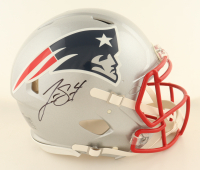 Jarrett Stidham Signed Patriots Full-Size Authentic On-Field Speed Helmet (PSA) at PristineAuction.com
