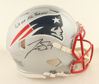 Jarrett Stidham Signed Patriots Full-Size Authentic On-Field Speed Helmet Inscribed "We Are All Patriots!" (PSA) at PristineAuction.com