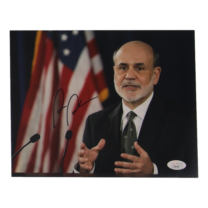 Ben Bernanke Signed 8x10 Photo (JSA) at PristineAuction.com Ben Bernanke Signed 8x10 Photo (JSA) at PristineAuction.com