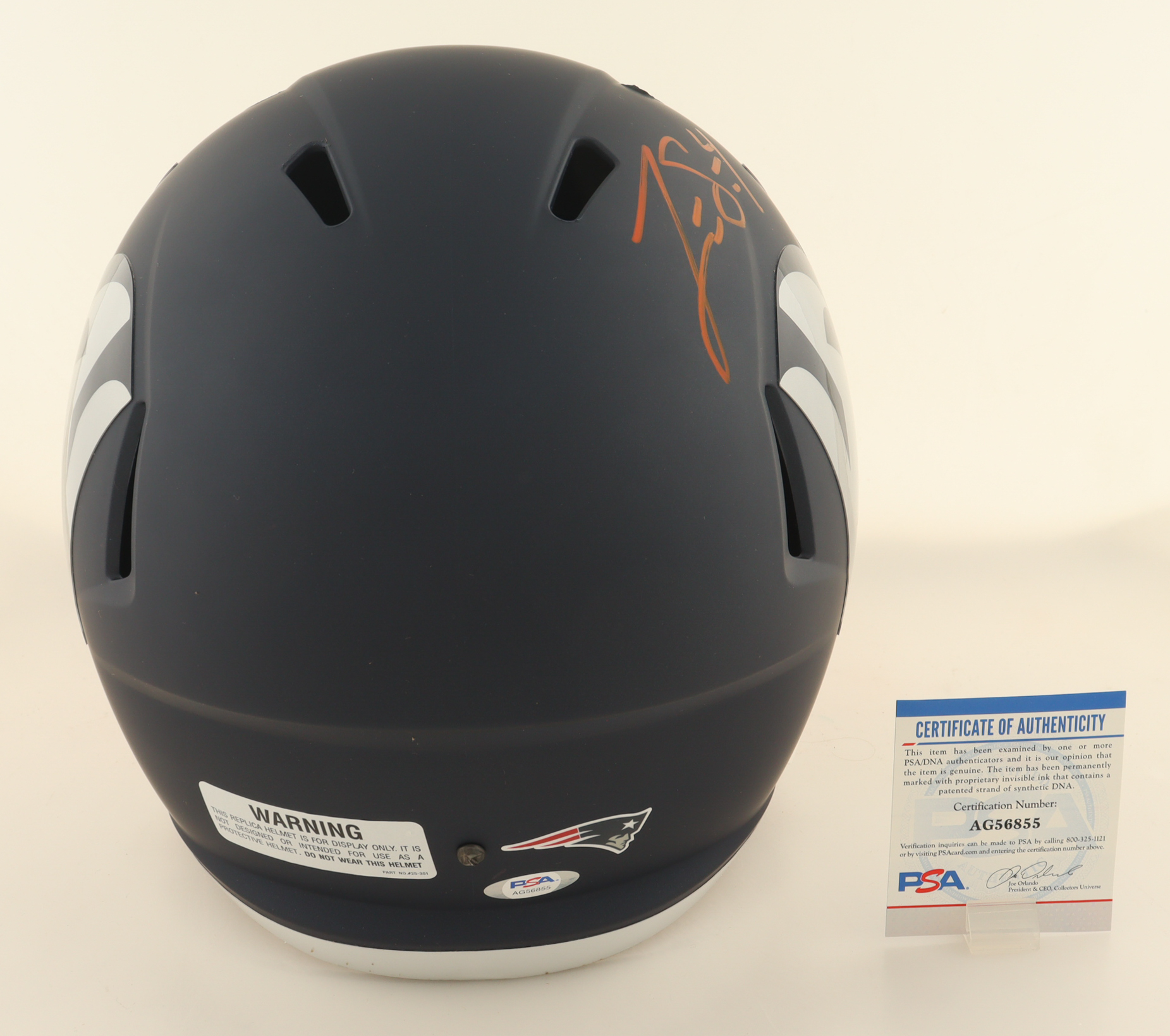 Jarrett Stidham Signed Patriots Full-Size AMP Alternate Speed Helmet (PSA) at PristineAuction.com Jarrett Stidham Signed Patriots Full-Size AMP Alternate Speed Helmet (PSA) at PristineAuction.com