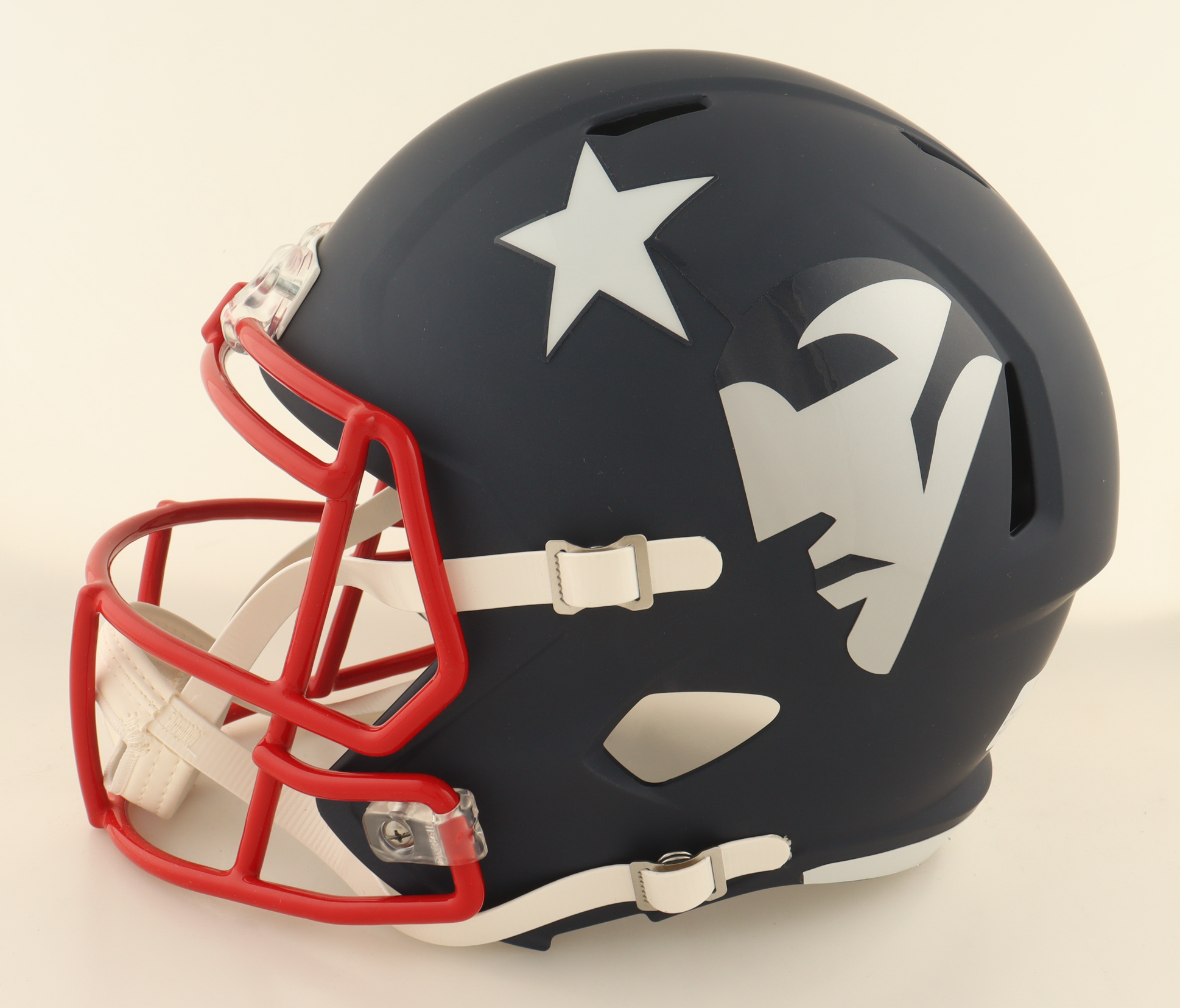Jarrett Stidham Signed Patriots Full-Size AMP Alternate Speed Helmet (PSA) at PristineAuction.com Jarrett Stidham Signed Patriots Full-Size AMP Alternate Speed Helmet (PSA) at PristineAuction.com