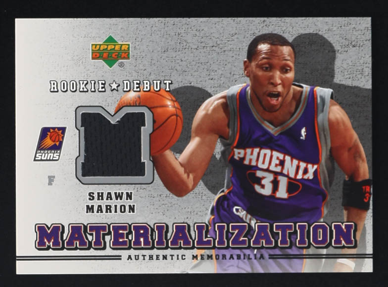 Shawn Marion 2006-07 Upper Deck Rookie Debut Materialization Memorabilia #MT-SH RC at PristineAuction.com Shawn Marion 2006-07 Upper Deck Rookie Debut Materialization Memorabilia #MT-SH RC at PristineAuction.com