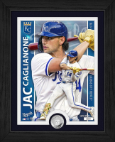 Jac Caglianone Royals LE Artist Proof Custom Framed Silver Plated Coin Photo Mint at PristineAuction.com