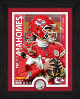 Patrick Mahomes II Chiefs LE Artist Proof Custom Framed Silver Plated Coin Photo Mint at PristineAuction.com
