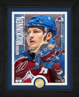 Nathan McKinnon Avalanche LE Artist Proof Custom Framed Bronze Coin Photo Mint at PristineAuction.com