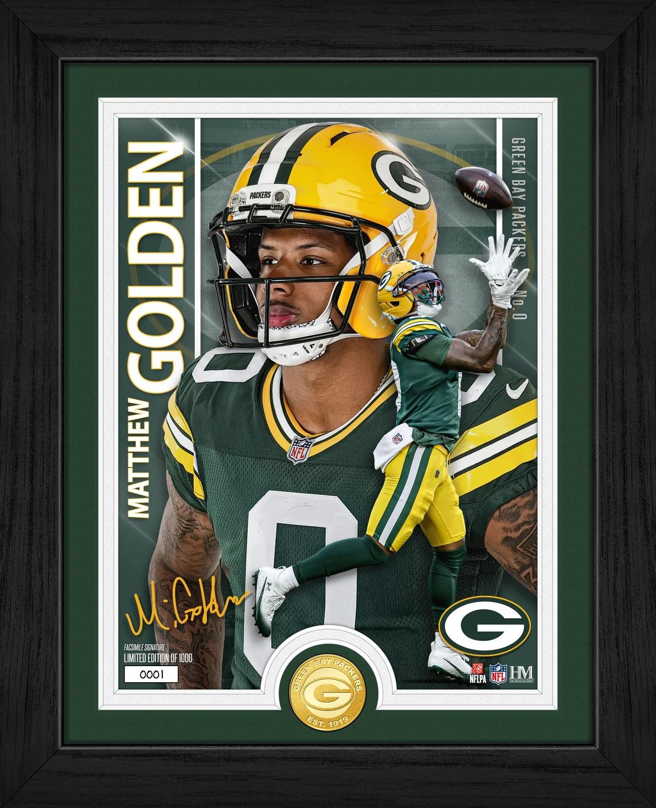 Matthew Golden Packers LE Artist Proof Custom Framed Bronze Coin Photo Mint at PristineAuction.com Matthew Golden Packers LE Artist Proof Custom Framed Bronze Coin Photo Mint at PristineAuction.com