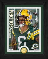 Matthew Golden Packers LE Artist Proof Custom Framed Bronze Coin Photo Mint at PristineAuction.com