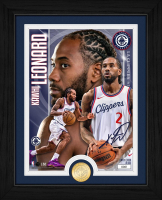 Kahwi Leonard ClippersLE  Artist Proof Custom Framed Bronze Coin Photo Mint at PristineAuction.com