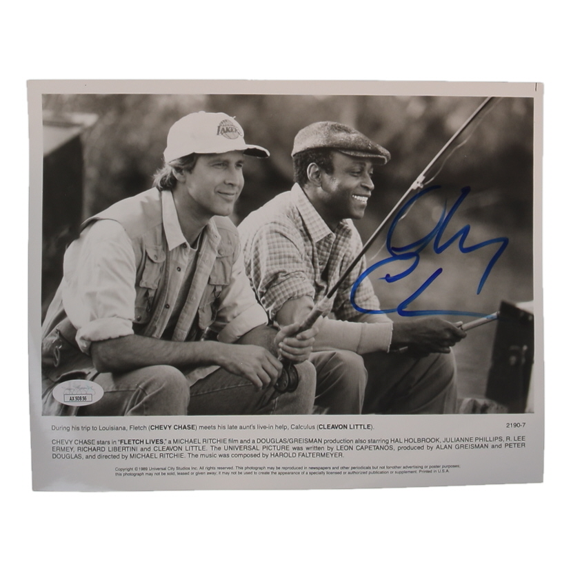 Chevy Chase Signed "Fletch" 8x10 Photo (JSA) at PristineAuction.com Chevy Chase Signed "Fletch" 8x10 Photo (JSA) at PristineAuction.com