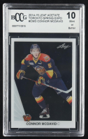 Connor McDavid 2014-15 Leaf Acetate Toronto Spring Expo #CMD RC (BCCG 10) at PristineAuction.com