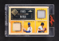 Dwight Gooden / Ron Guidry 2025 Leaf Seasons in the Sun 1985 Season Leaders Wins Gold #SL10 #1/35 at PristineAuction.com