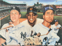 Mickey Mantle Signed Yankees 18x24 Poster (JSA) at PristineAuction.com