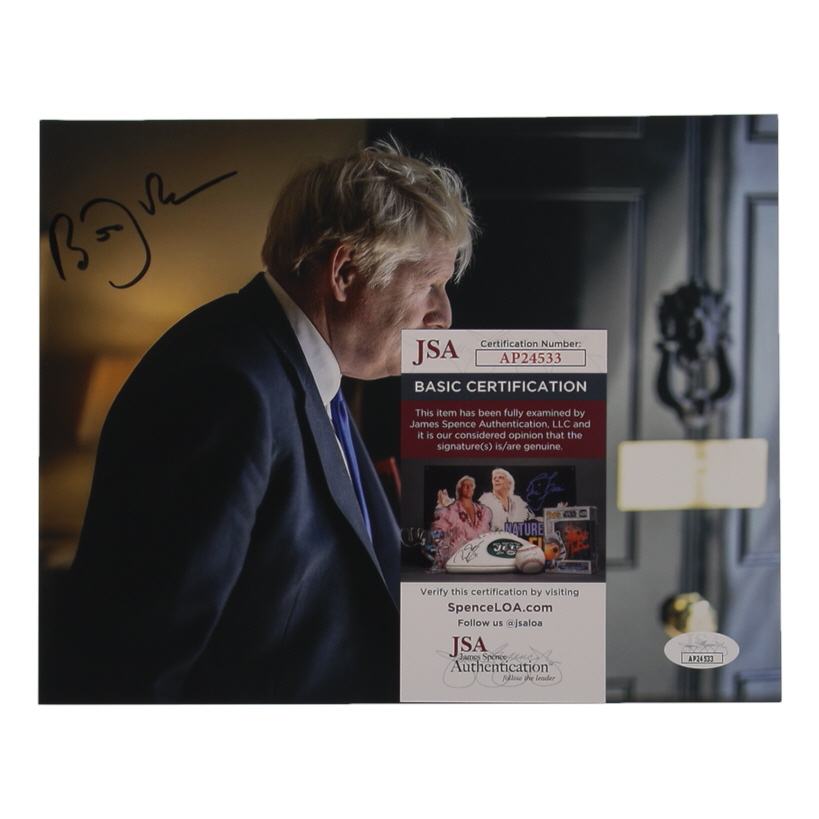 Boris Johnson Signed 8x10 Photo (JSA) at PristineAuction.com Boris Johnson Signed 8x10 Photo (JSA) at PristineAuction.com