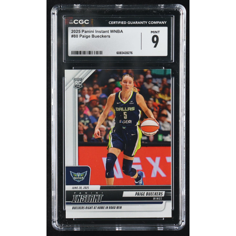 Paige Bueckers 2025-26 Panini Instant WNBA #80 RC (CGC 9) at PristineAuction.com