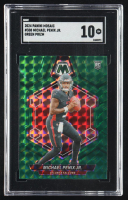 Michael Penix Jr. 2024 Panini Mosaic Mosaic Green #308 RC (SGC 10) at PristineAuction.com