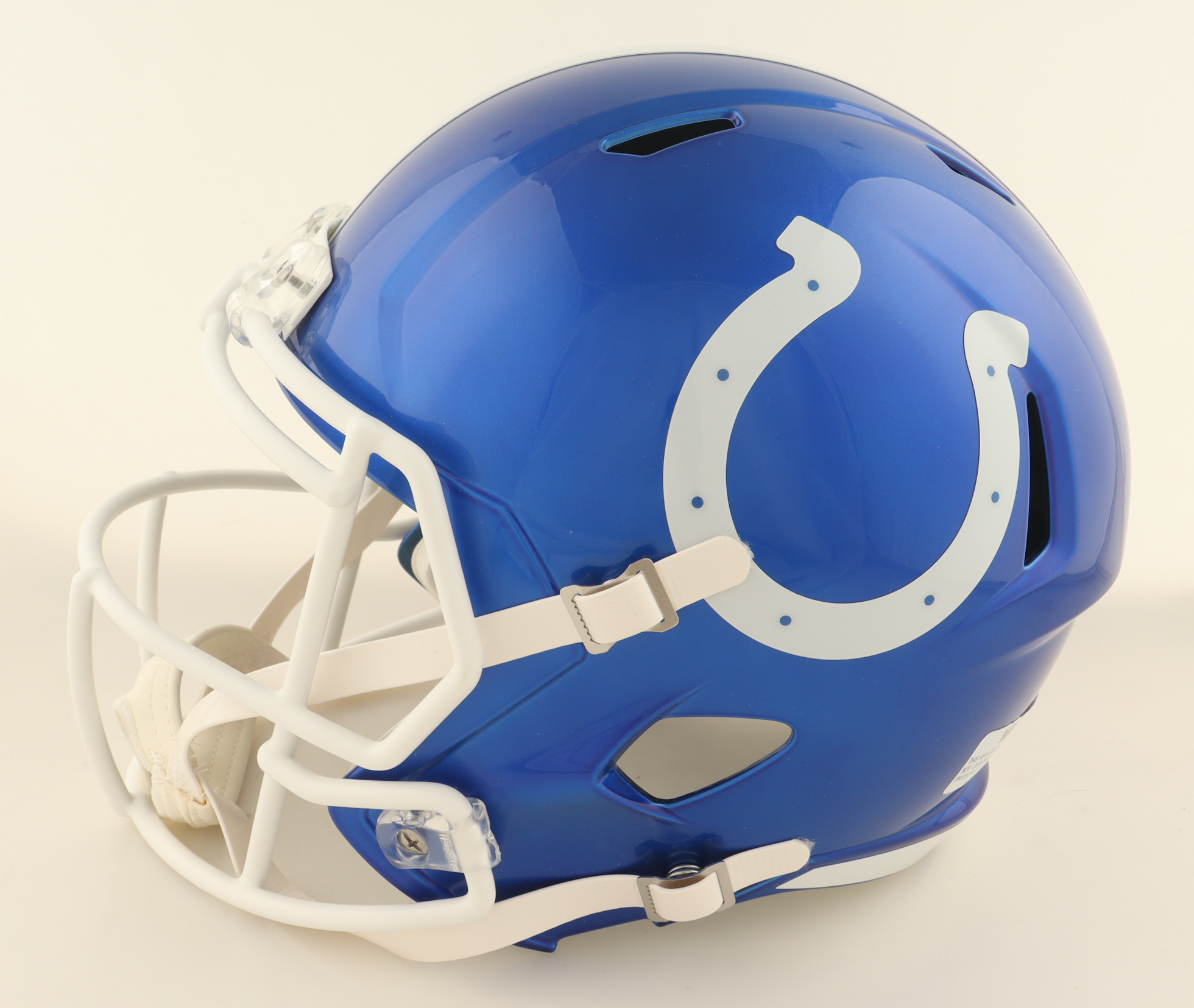 Reggie Wayne Signed Colts Flash Alternate Full-Size Speed Helmet Inscribed "Forever A Colt" (PSA) at PristineAuction.com Reggie Wayne Signed Colts Flash Alternate Full-Size Speed Helmet Inscribed "Forever A Colt" (PSA) at PristineAuction.com