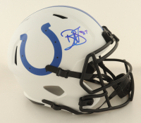 Reggie Wayne Signed Colts Lunar Eclipse Alternate Full-Size Speed Helmet (PSA) at PristineAuction.com