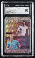 Lionel Messi / Erling Haaland 2023 Leaf Metal Legends Exclusive Double Silver Mojo #ELE18 #15/25 (CGC 10) at PristineAuction.com