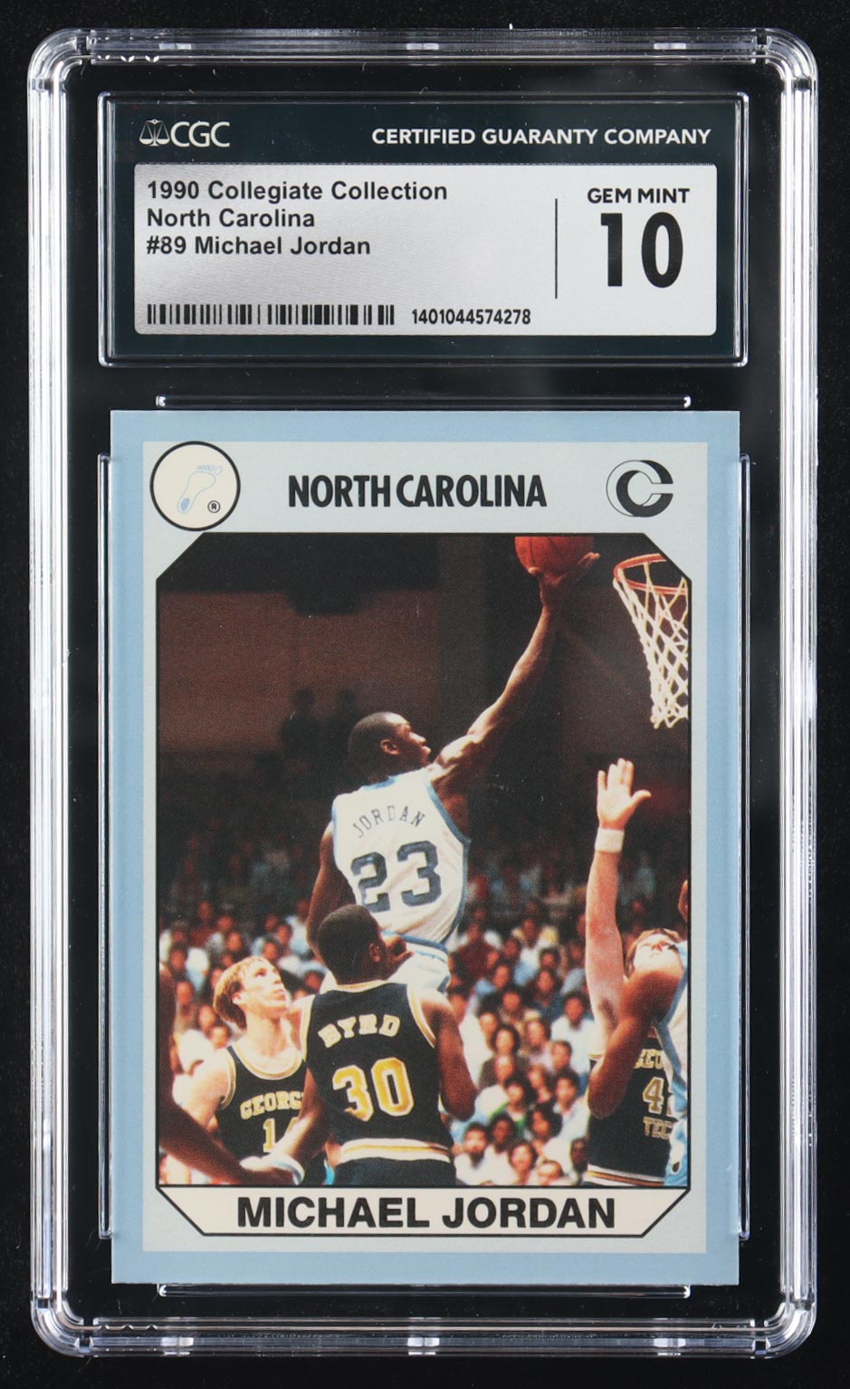 Michael Jordan 1990-91 North Carolina Collegiate Collection #89 (CGC 10) at PristineAuction.com Michael Jordan 1990-91 North Carolina Collegiate Collection #89 (CGC 10) at PristineAuction.com