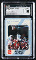 Michael Jordan 1990-91 North Carolina Collegiate Collection #14 (CGC 10) at PristineAuction.com