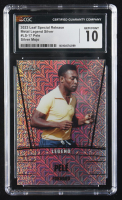 Pele 2023 Leaf Special Release Metal Legend Silver Silver Mojo #LS17 #19/25 (CGC 10) at PristineAuction.com