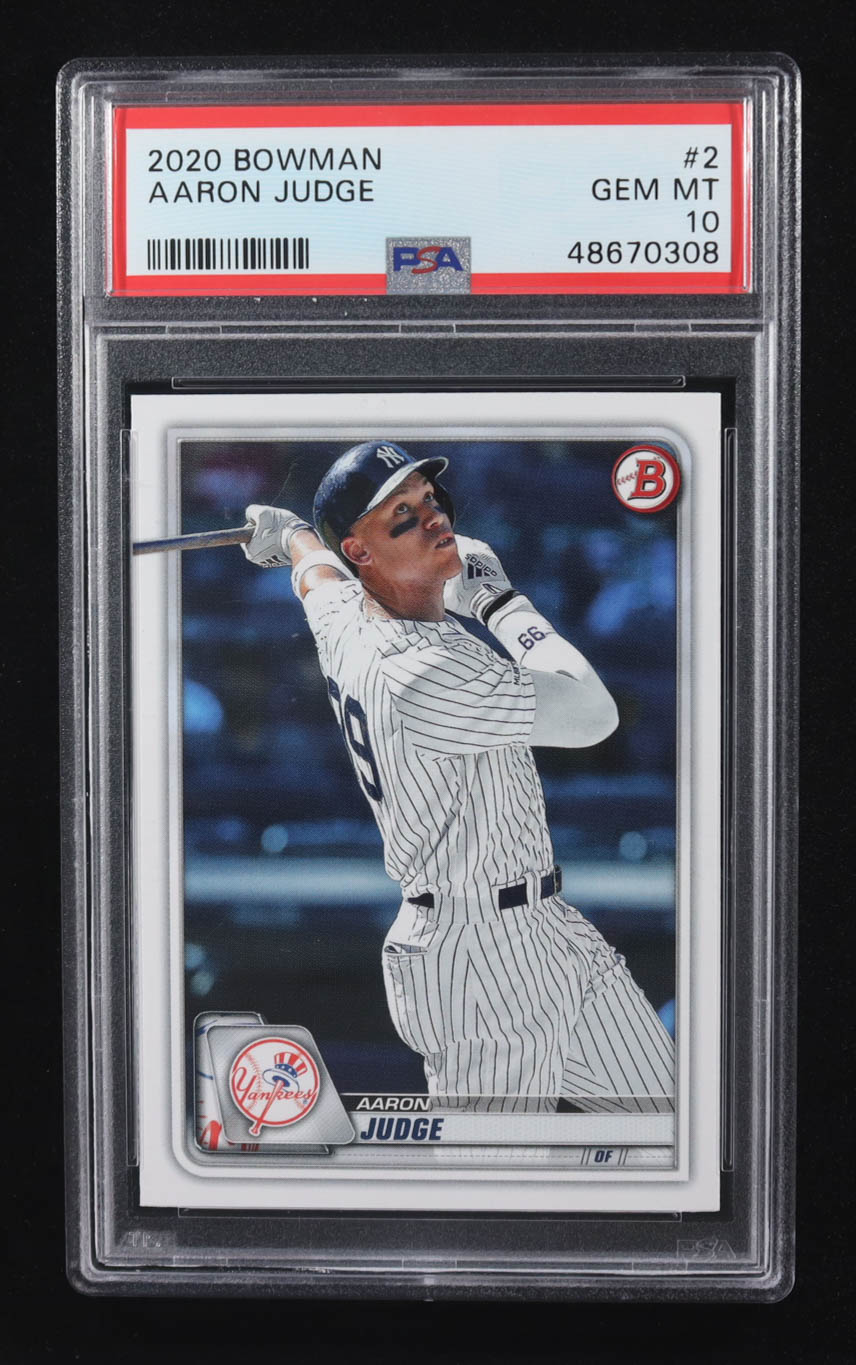 Aaron Judge 2020 Bowman #2 (PSA 10) at PristineAuction.com Aaron Judge 2020 Bowman #2 (PSA 10) at PristineAuction.com