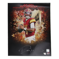 Jayden Daniels Signed Commanders 16x20 Photo (Fanatics) at PristineAuction.com