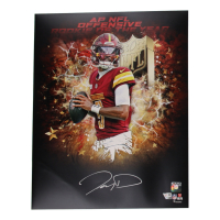 Jayden Daniels Signed Commanders 16x20 Photo (Fanatics) at PristineAuction.com