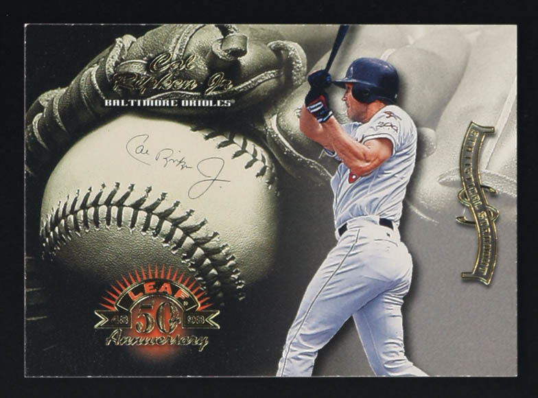 Cal Ripken Jr. 1998 Leaf 50th Anniversary Statistical Standouts #1906/2500 at PristineAuction.com Cal Ripken Jr. 1998 Leaf 50th Anniversary Statistical Standouts #1906/2500 at PristineAuction.com