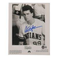 Charlie Sheen Signed "Major League" 8x10 Photo (Beckett) at PristineAuction.com